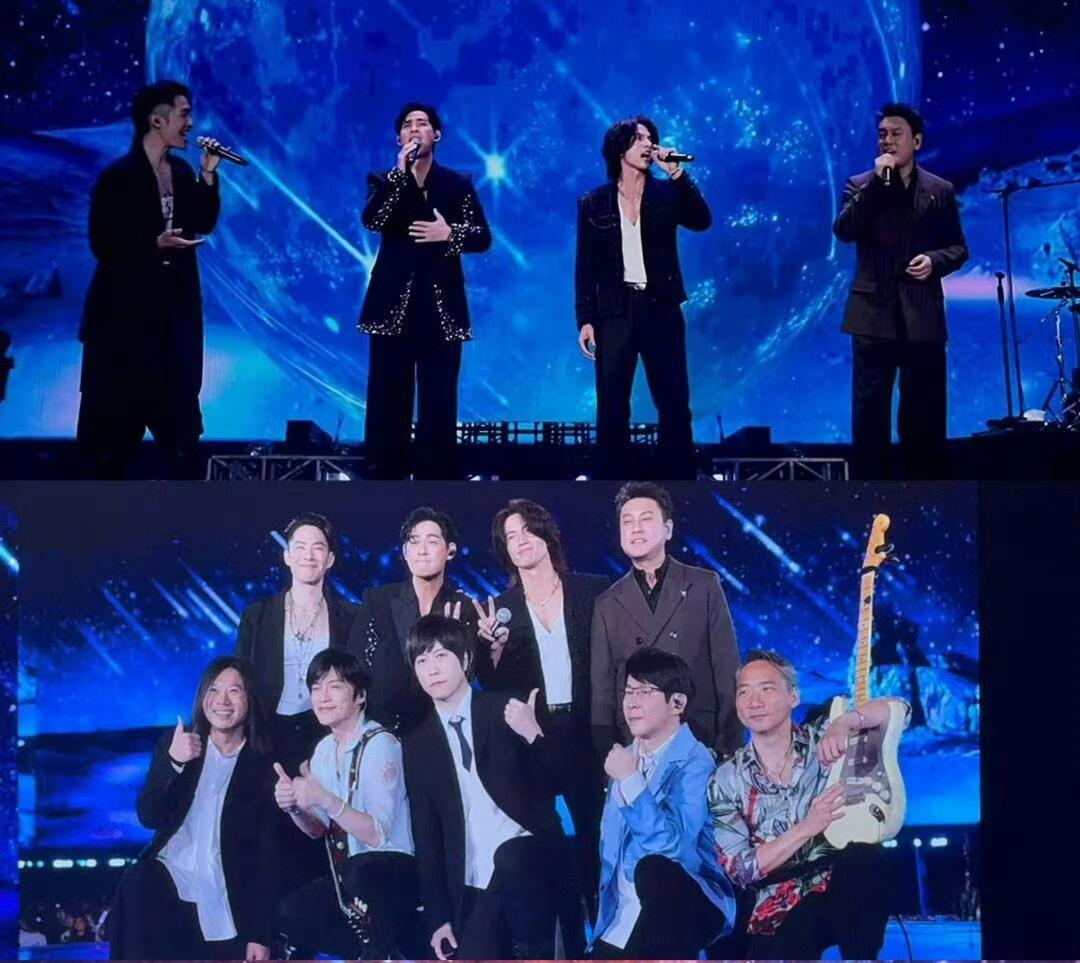 F4的上海演唱会官宣：朱孝天出局，五月天的主唱阿信加入。

言承旭、周渝民、吴建