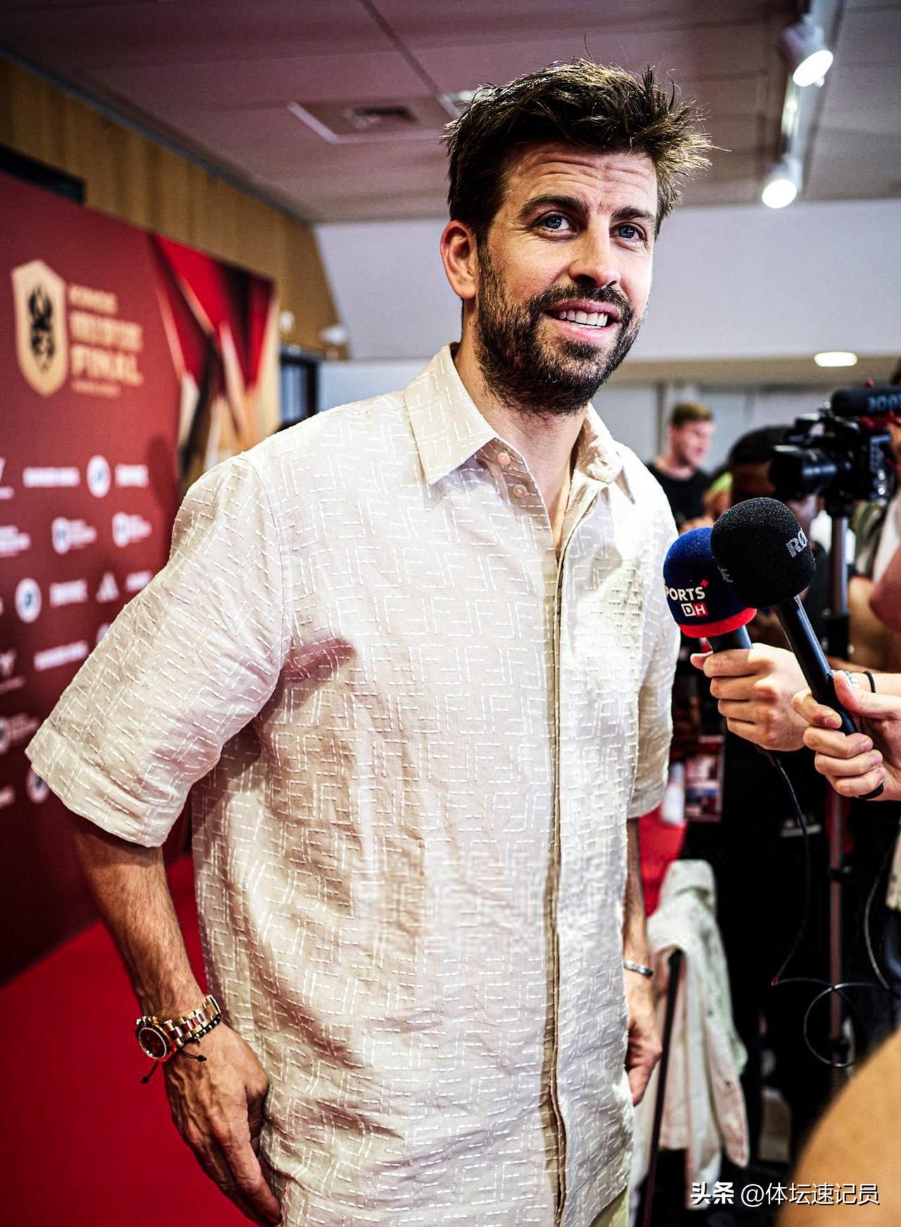 西班牙传奇球星皮克谈创立国王联赛的原因，真和我们一样成为了老父亲却时时刻刻操碎了