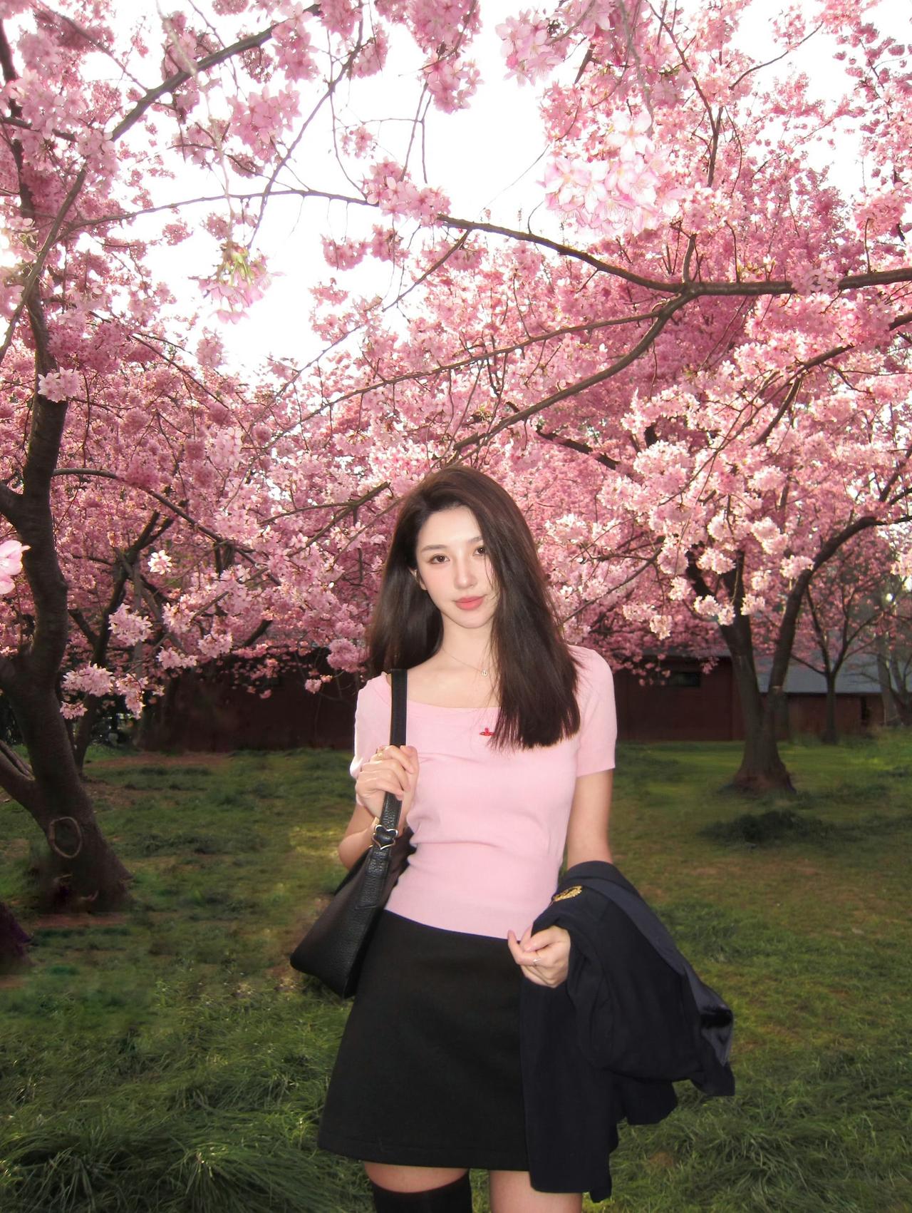 一季花开，一页春天，定格属于我的樱色浪漫。樱花季 氛围感