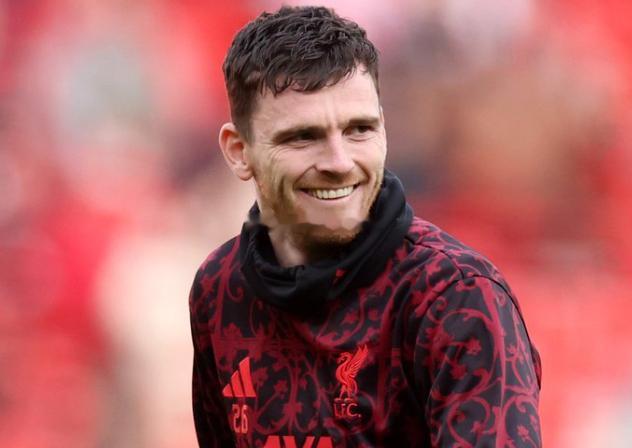 据<<泰晤士报>>利物浦跟队记者保罗.乔伊斯报道，利物浦副队长、左边后卫罗伯逊预