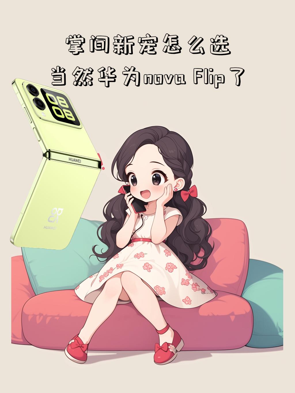 小折叠怎么选？当然华为nova Flip了！
玺子哥真帅！怦然新动就潮这看