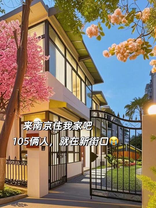 来南京住我家吧！105俩人，就在新街口😭