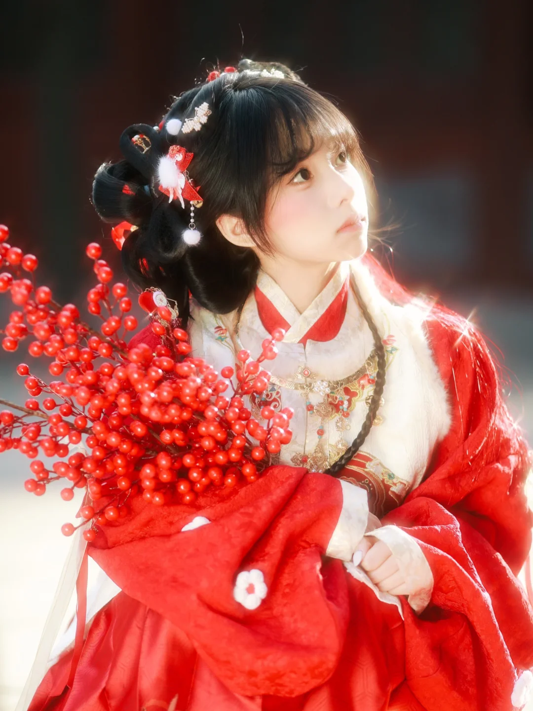 🧨在荆州拍了一组红红火火的新年汉服照！