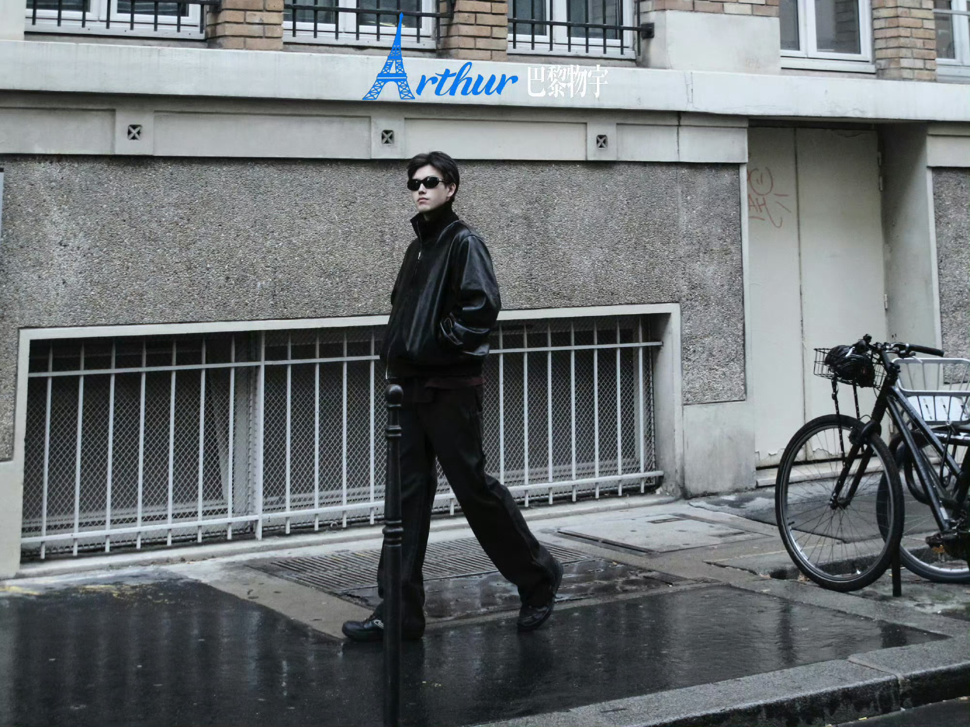 陈飞宇 × BALENCIAGA漫步巴黎街头的All Black型男Arthur