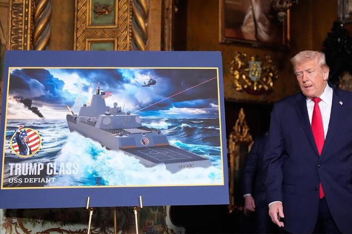 川普宣布打造全新「川普级」战舰　嫌现役外观丑将亲自参与设计

美国总统川普（Do