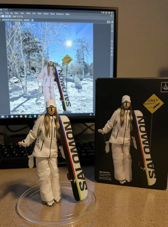 属于滑雪人自己的小手办🏂