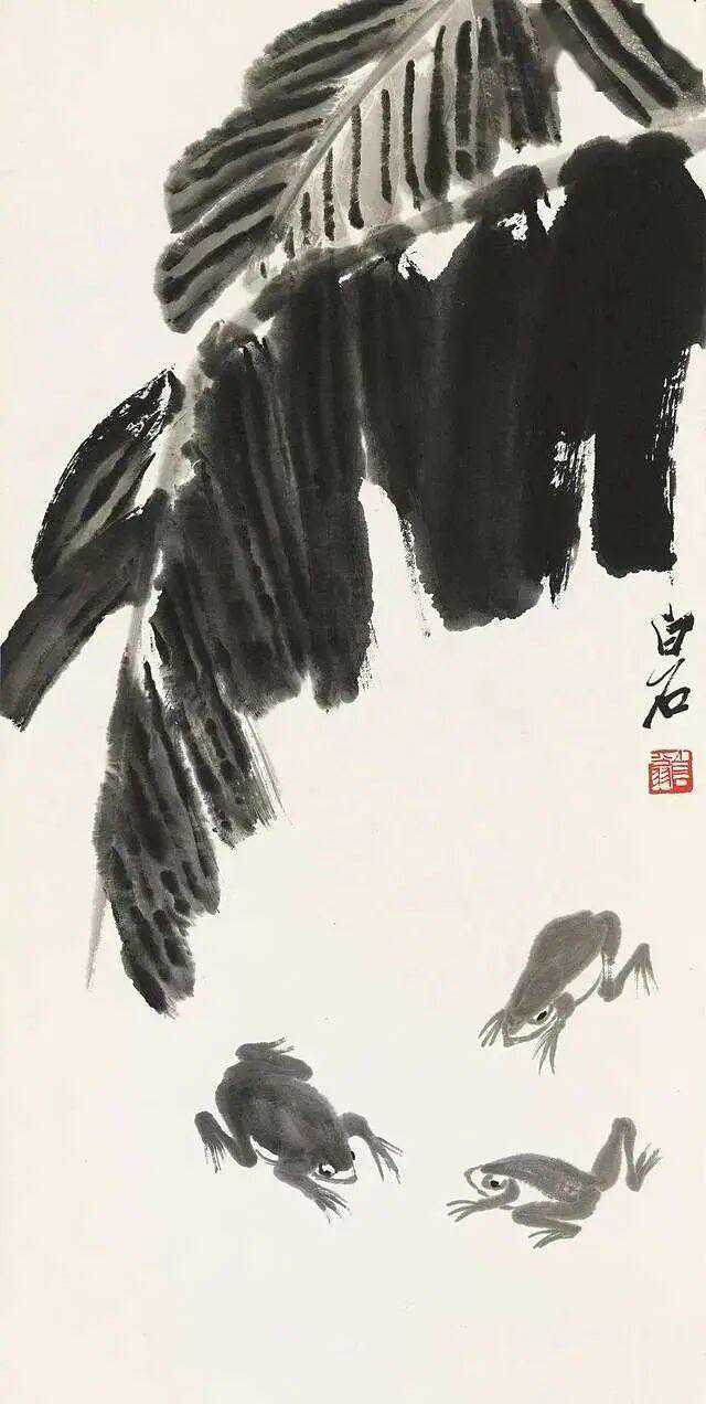 芭蕉入画，寓意"家大业大"。新城事遇见艺术 ​​​
