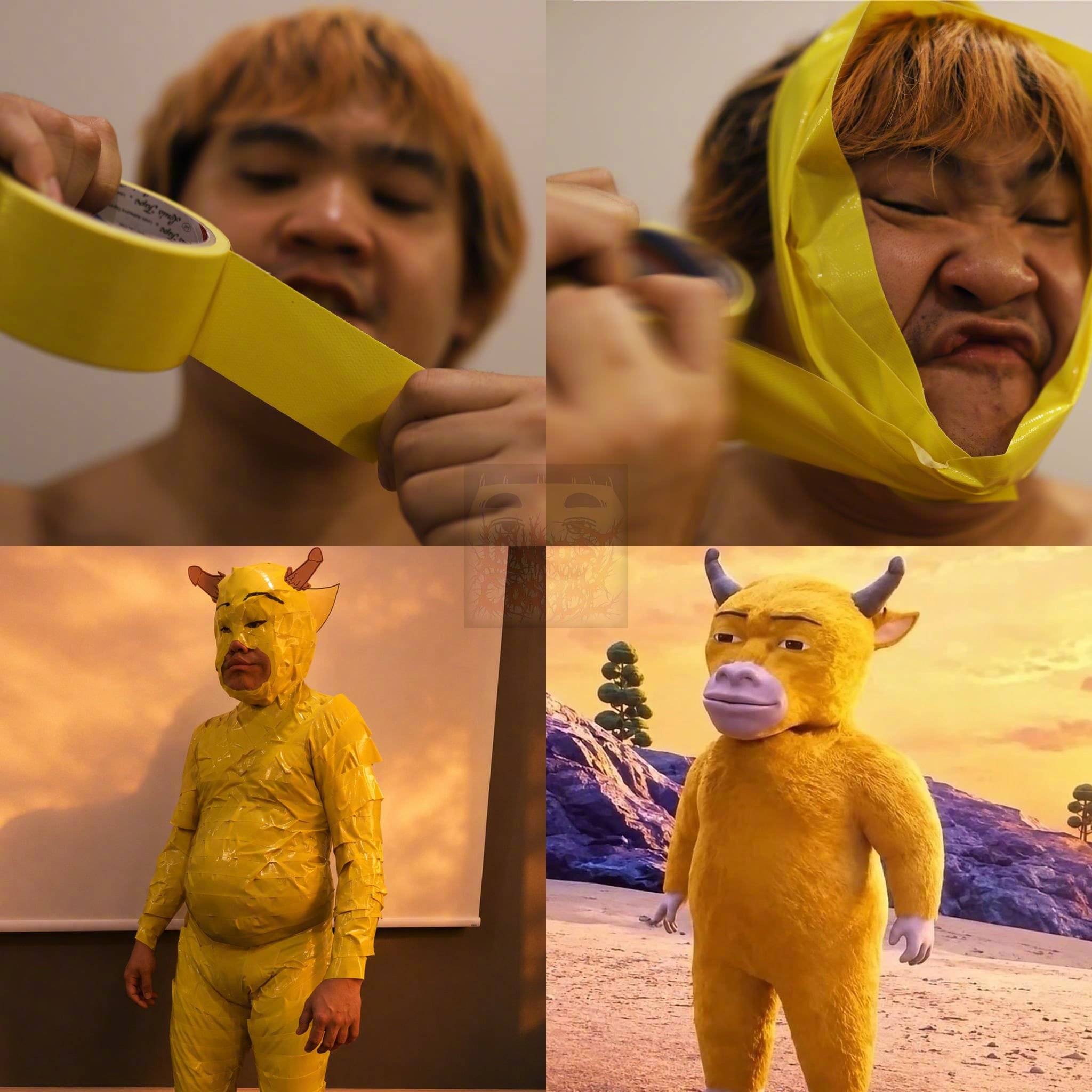 泰国网红低成本模仿“牛来”（via：LOWCOSTCOSPLAY） 