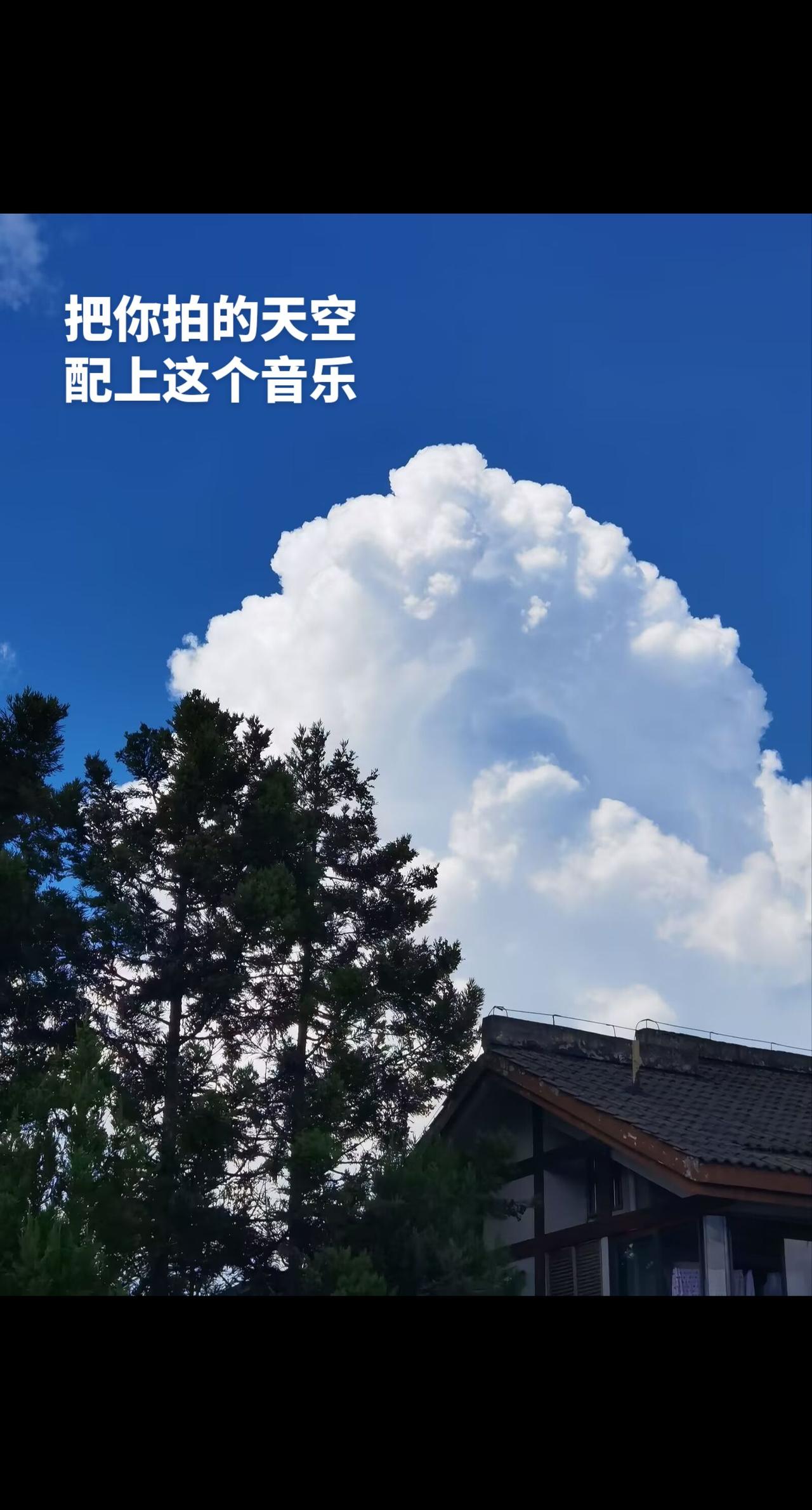 前奏很上头，拿出一张你手机的天空，来配它吧！音乐天空治愈听歌
