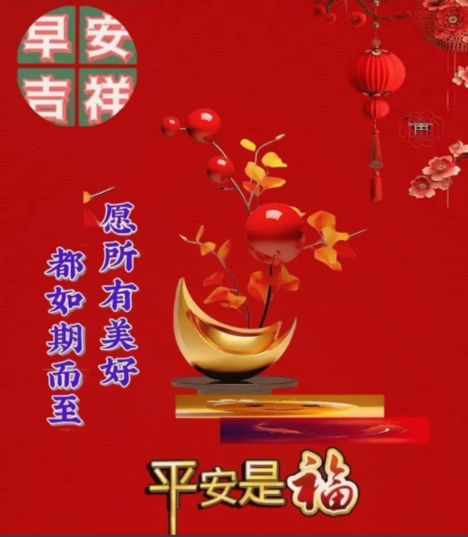 朋友们早上好！未来的道路一定会像清晨一样，盛满阳光，保持好自己的节奏所有期盼皆能