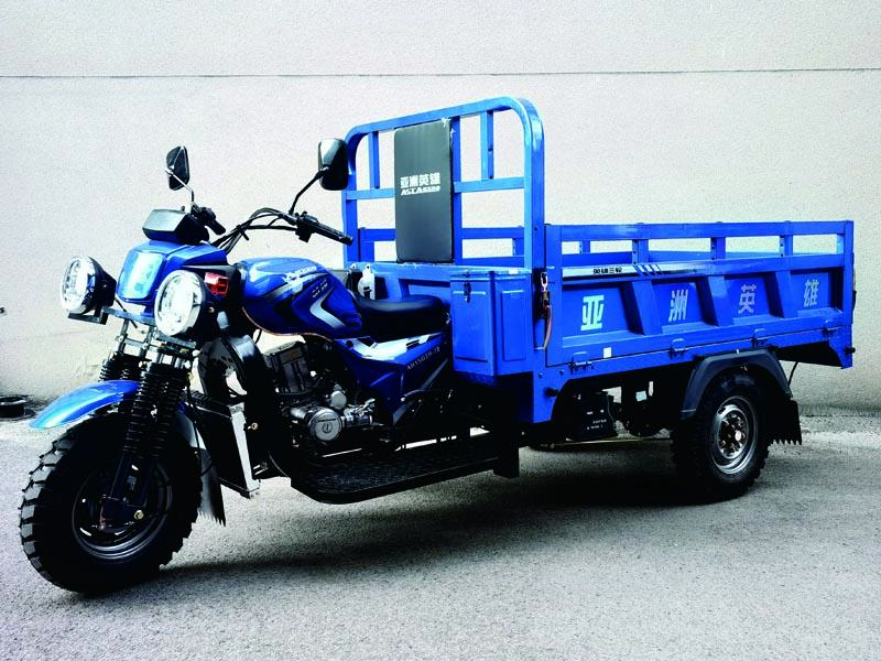 我个人建议还是考D驾照，因为难度相对低点，而且使用范围更广。
三轮更加方便绕桩: