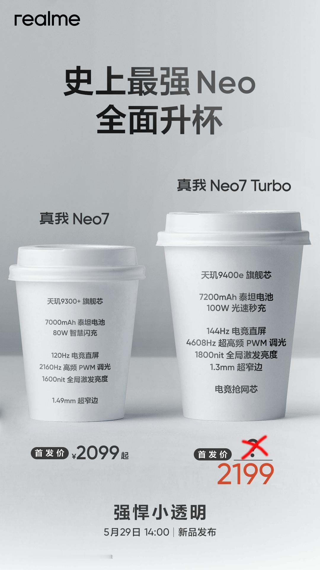 啥？史上最贵Neo，然后好像也只比Neo7那会加100？这次阿真的真我Neo7 