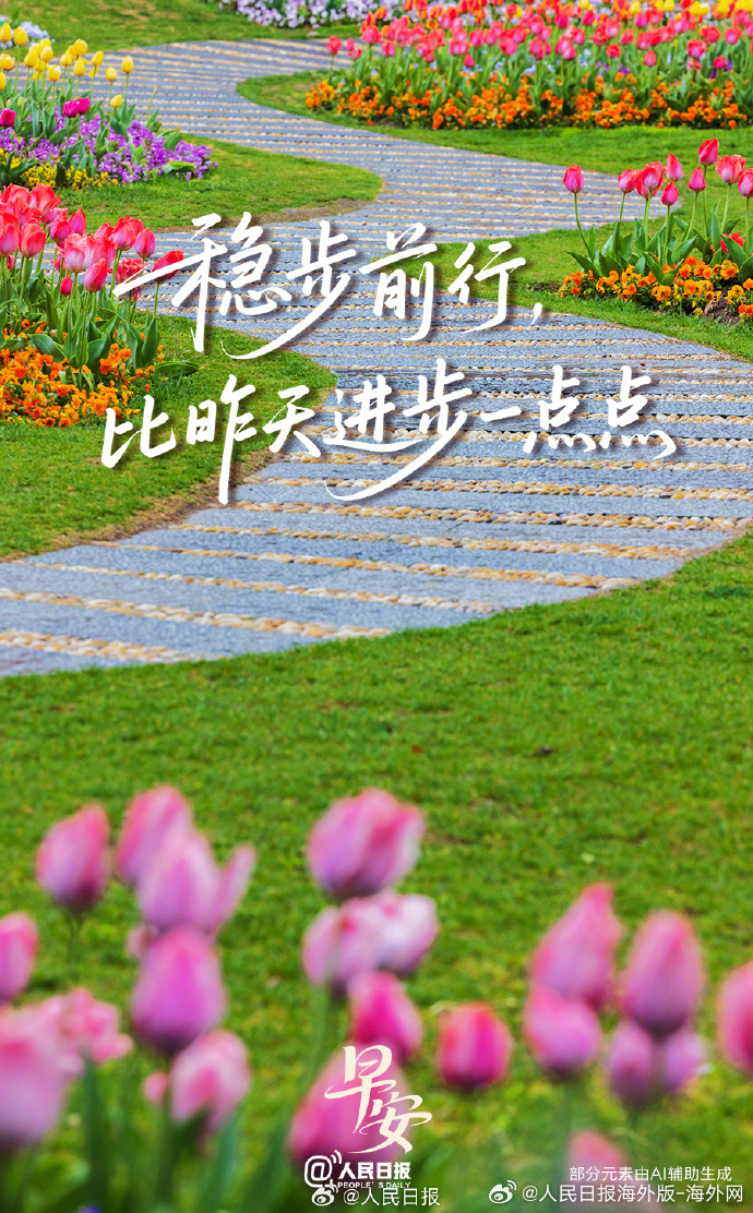 #向海外朋友问好# 【稳步前行，把平凡的日子走成向上的路】坚持不是原地硬扛，也不