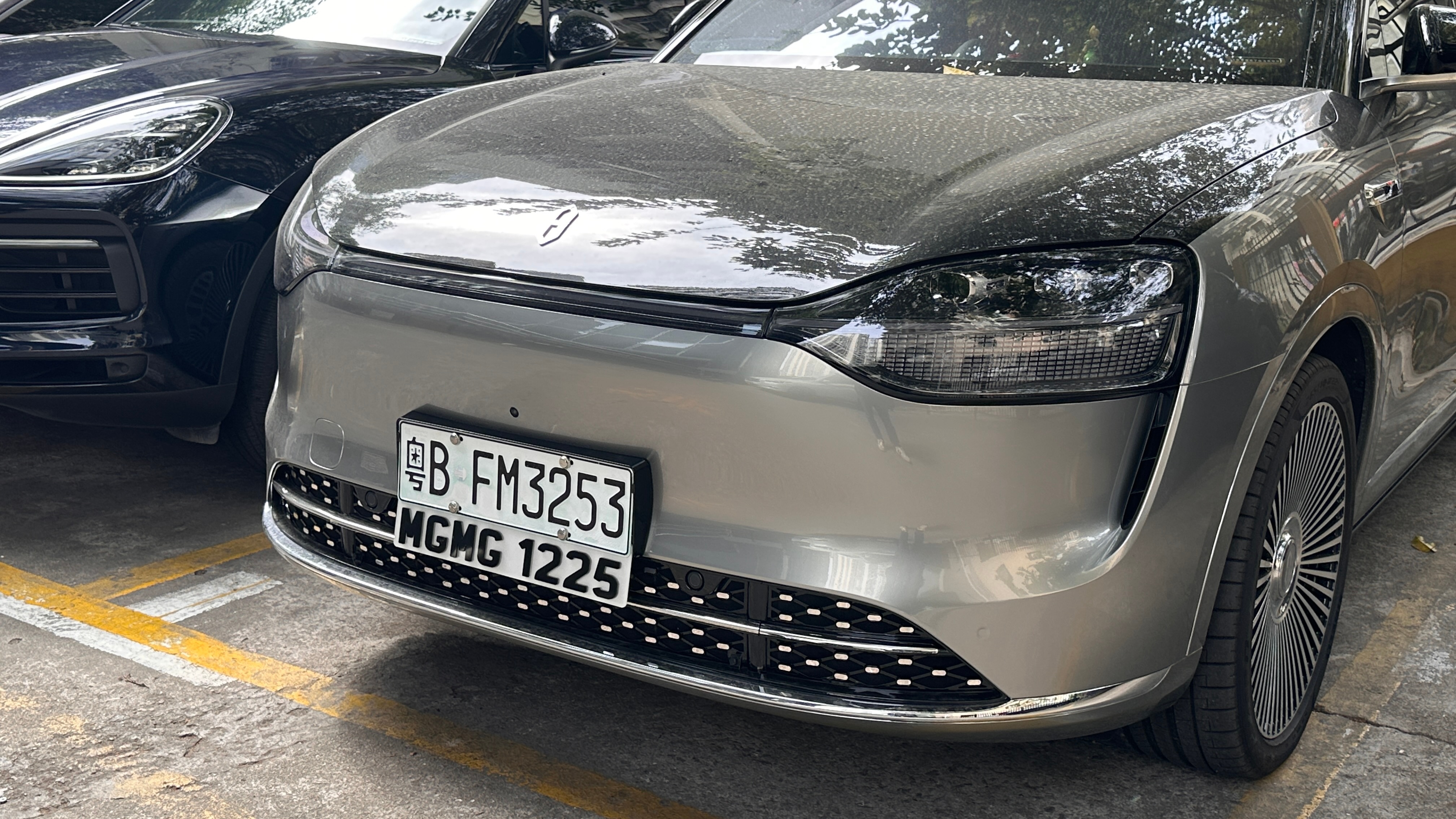 紫外灯处理过的绿牌确实好看了😂 