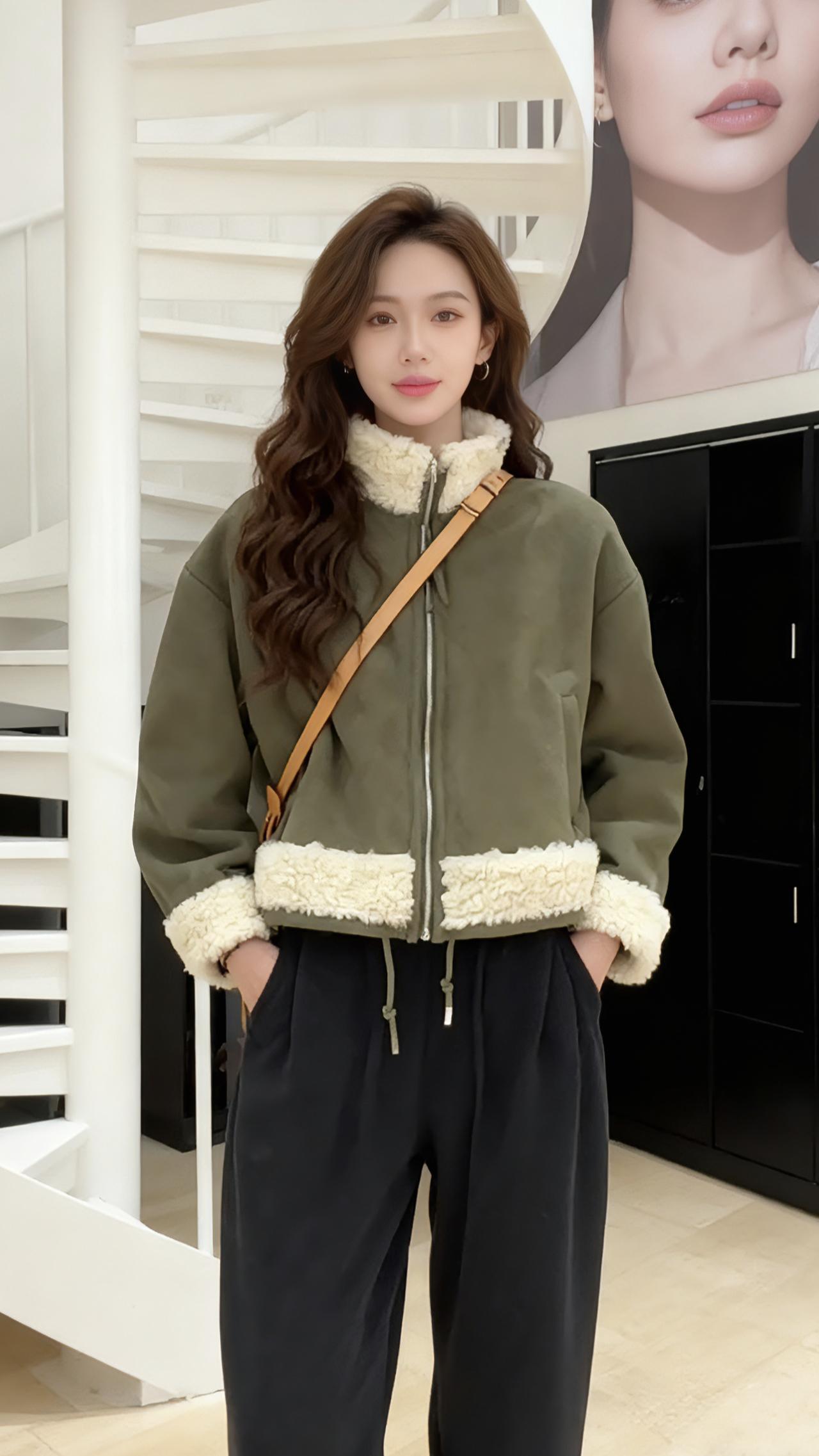 这也太好看了 保暖又好看 穿出高级感女装穿搭双面穿外套