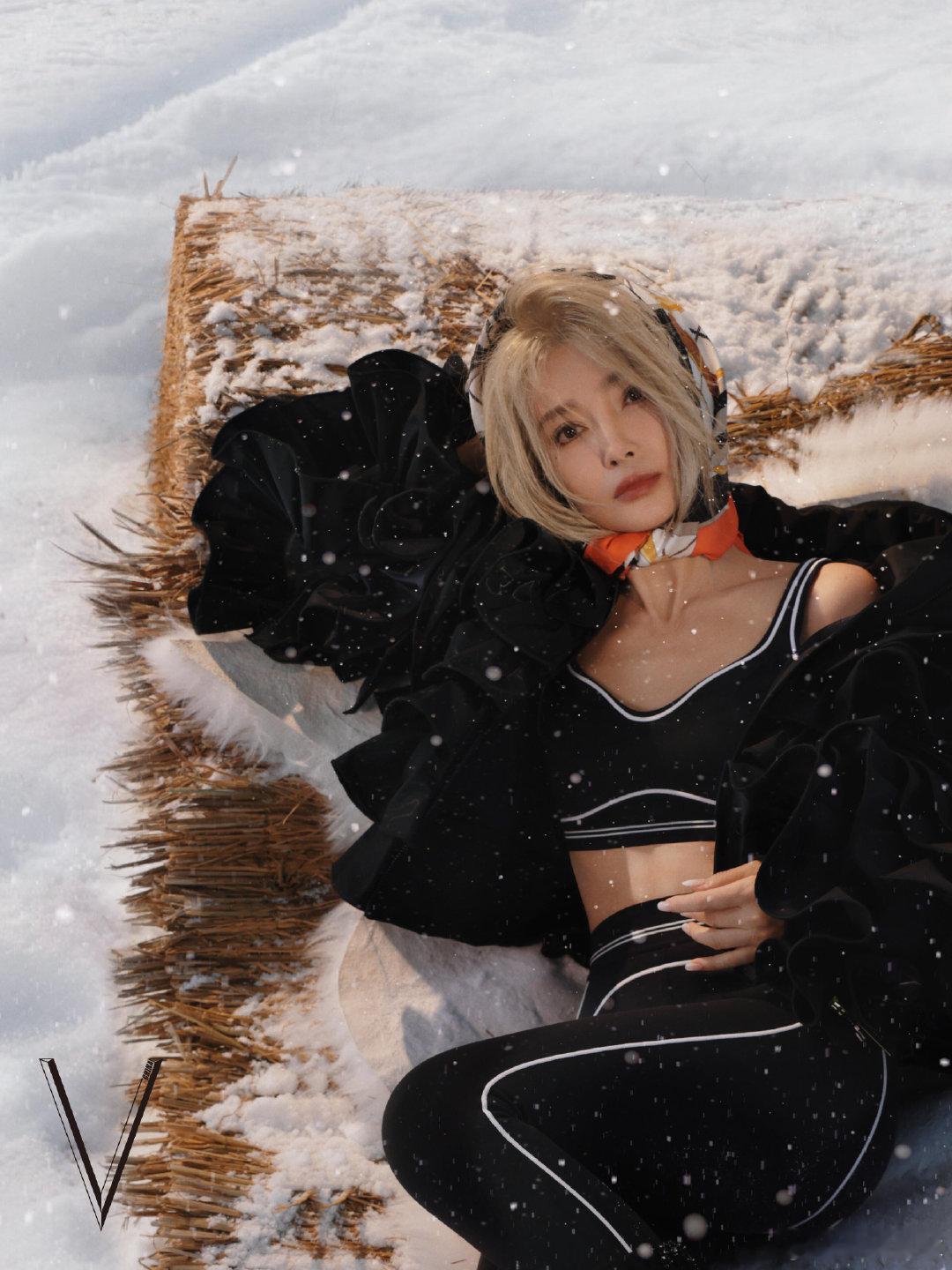 李冰冰金色短发好帅啊李冰冰金发李冰冰金色短发