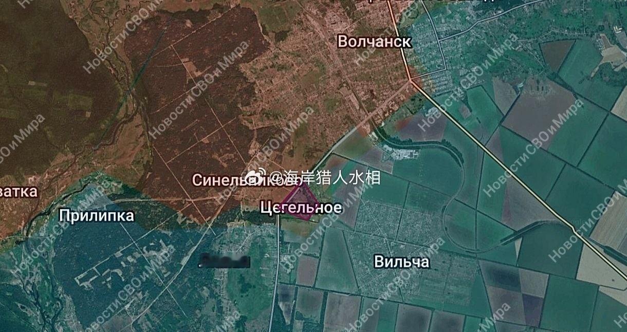 俄军控制沃尔昌斯克西南面的赛尔恩。

欢迎加入:北哈尔科夫和苏梅自由军团第三旅