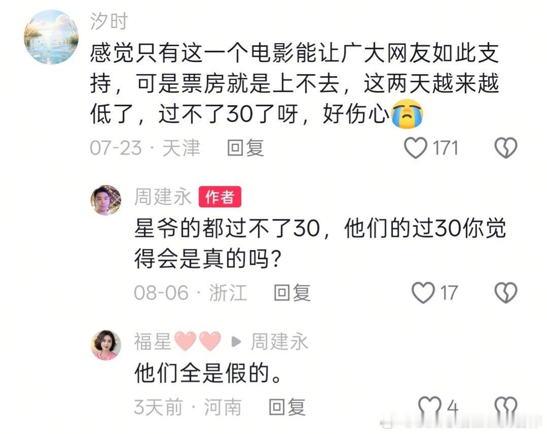 别人的票房都是假的！只有我们的星爷最真实！