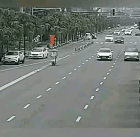 女子骑车随意拐弯害人害己吗