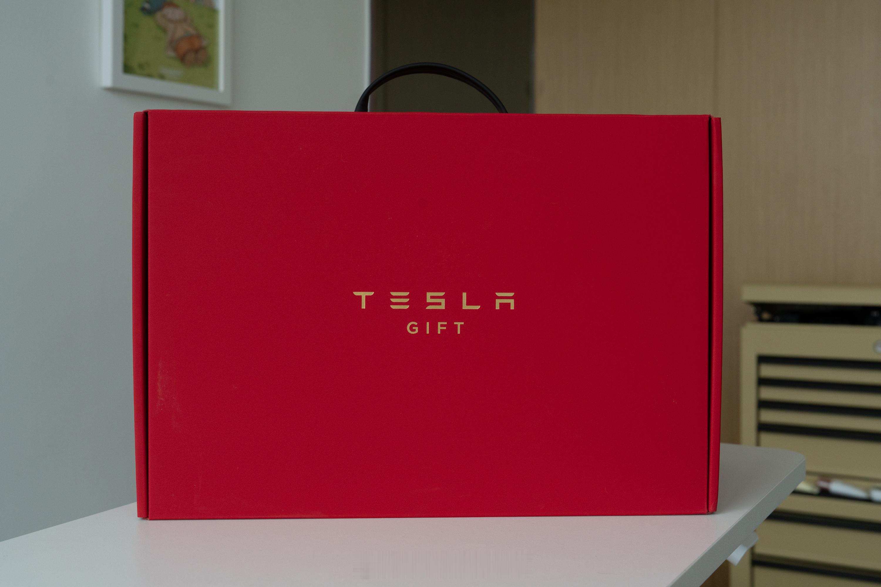 还挺喜欢特斯拉这次的新年礼盒的，非常好看，猫咪也喜欢。 ​​​
