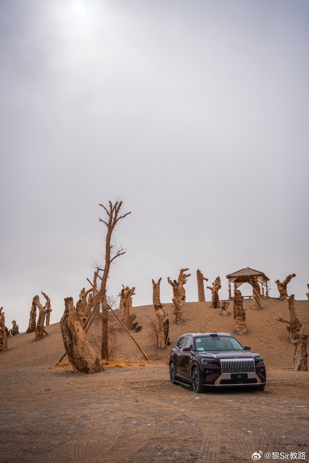 挑战36小时来往戈壁试个车，进度顺利完成一大半✅，可以沙沙尘尘地回来了。大v聊车