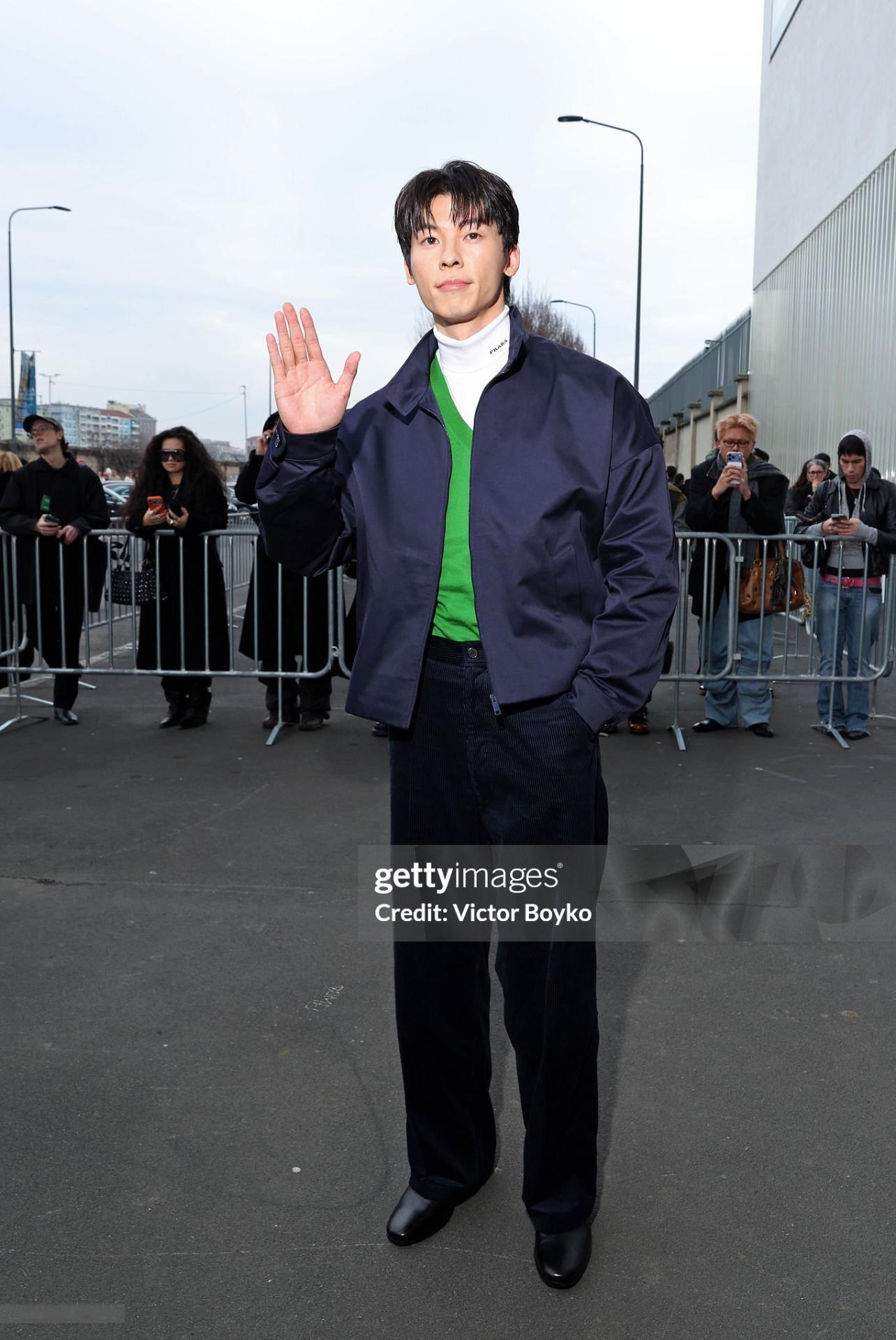 许光汉｜Prada大秀 许光汉亮相Prada 2026秋冬系列男装大秀～📸男装