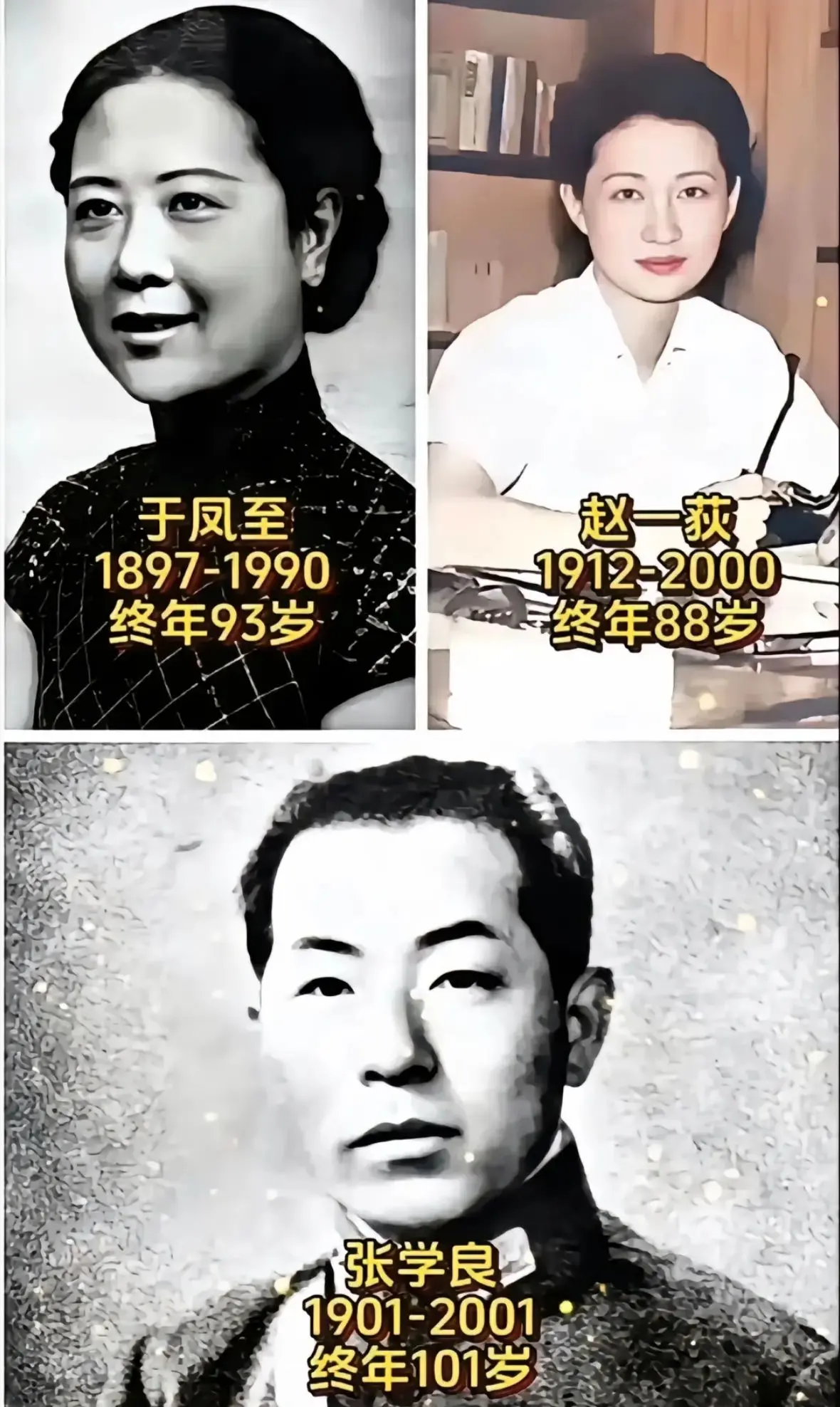 传奇人物 汉卿将军 少帅张学良 于凤至 赵一荻