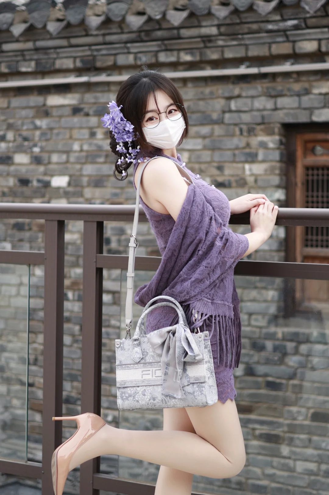 妹妹说紫色很有韵味💜