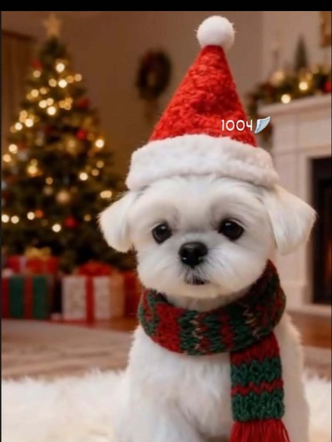 “CB百蓝_。251222利特 IG更新：我相信圣诞节的奇迹❤️我爱你🐶圣诞快