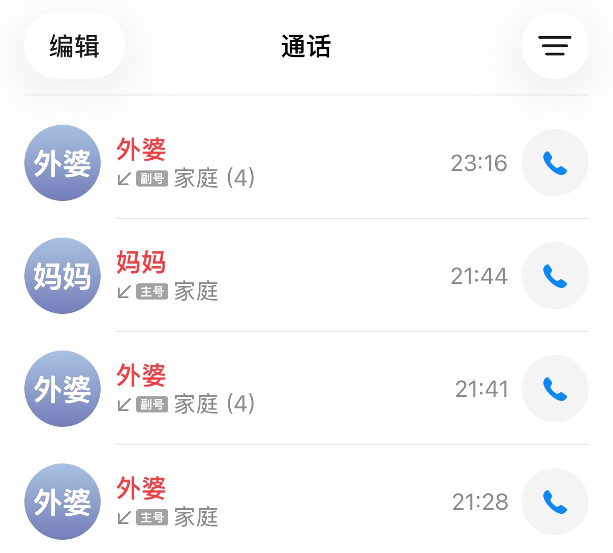 血压低的时候看看我的催婚未接来电就痊愈了 ​​​