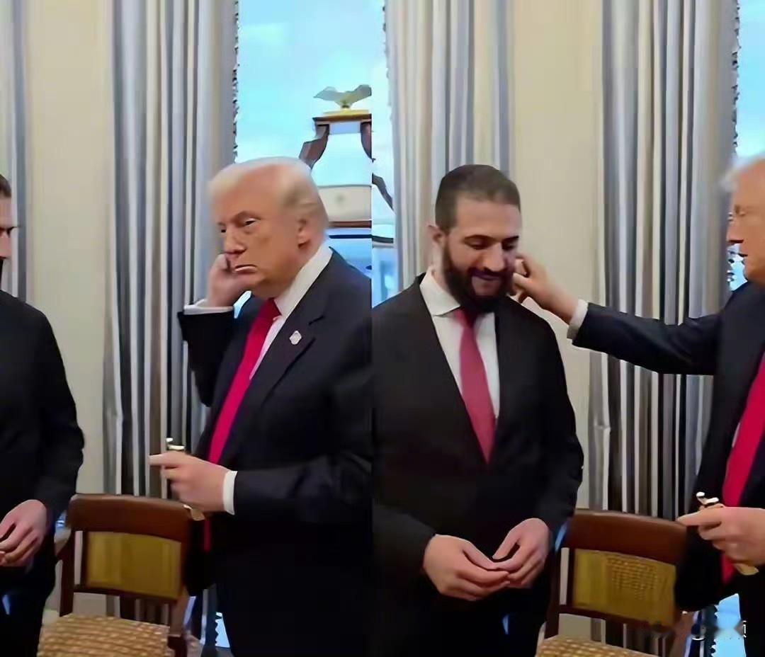 不想当推销员的商人不是好总统，11月10日特朗普在白宫会见叙利亚政权领导人沙拉时