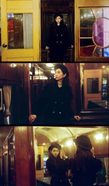 张艺凡我那留洋归来的大小姐张艺凡留洋大小姐 看到张艺凡这组车站图，脑子里已经自动