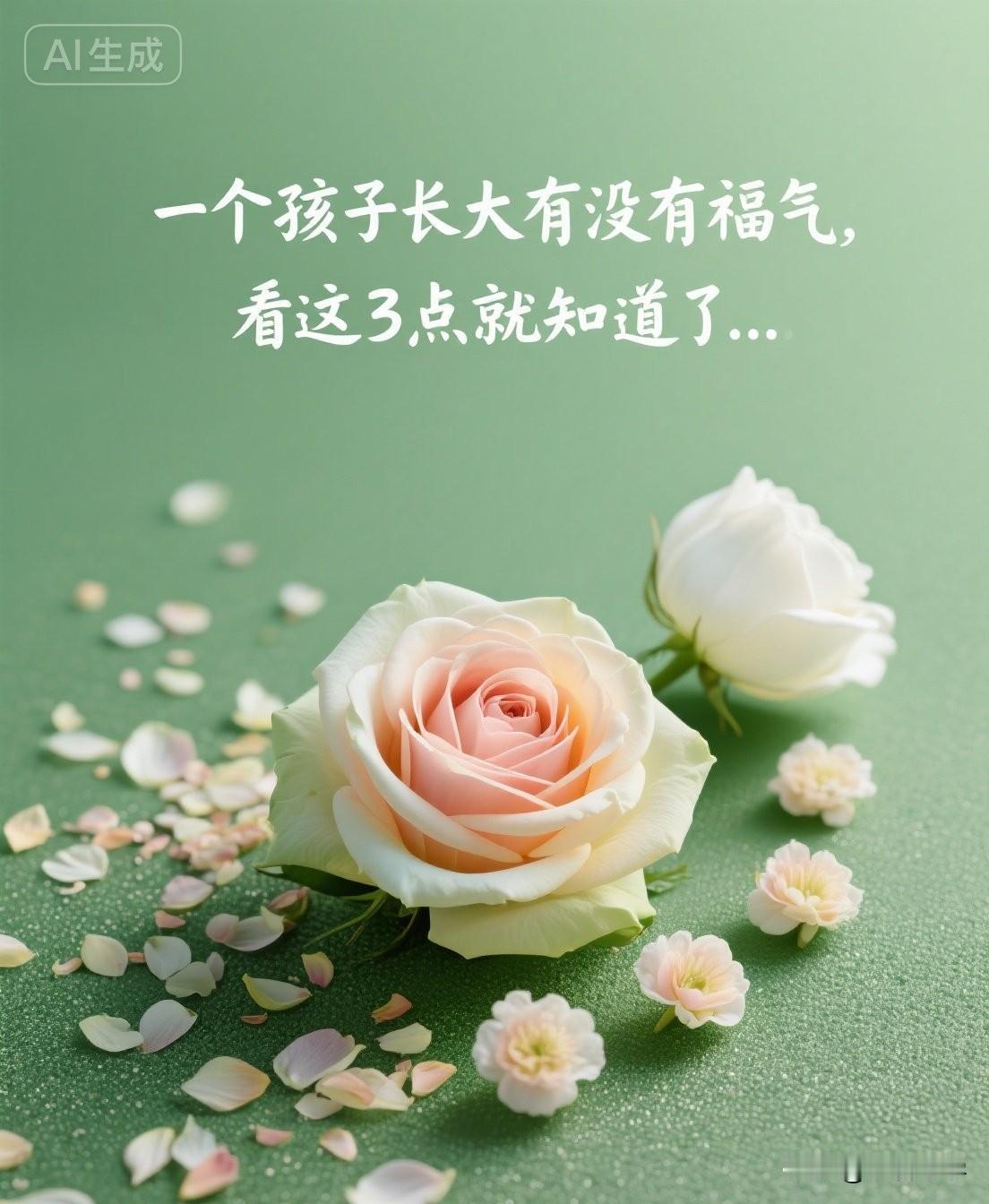 一个孩子长大有没有福气，看这3点就知道了......

《战国策》有言：“父母之