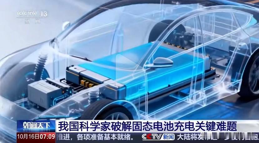 一觉醒来，燃油车车主的天塌了！

近日，央视新闻报道：我国科学家成功攻克全固态金