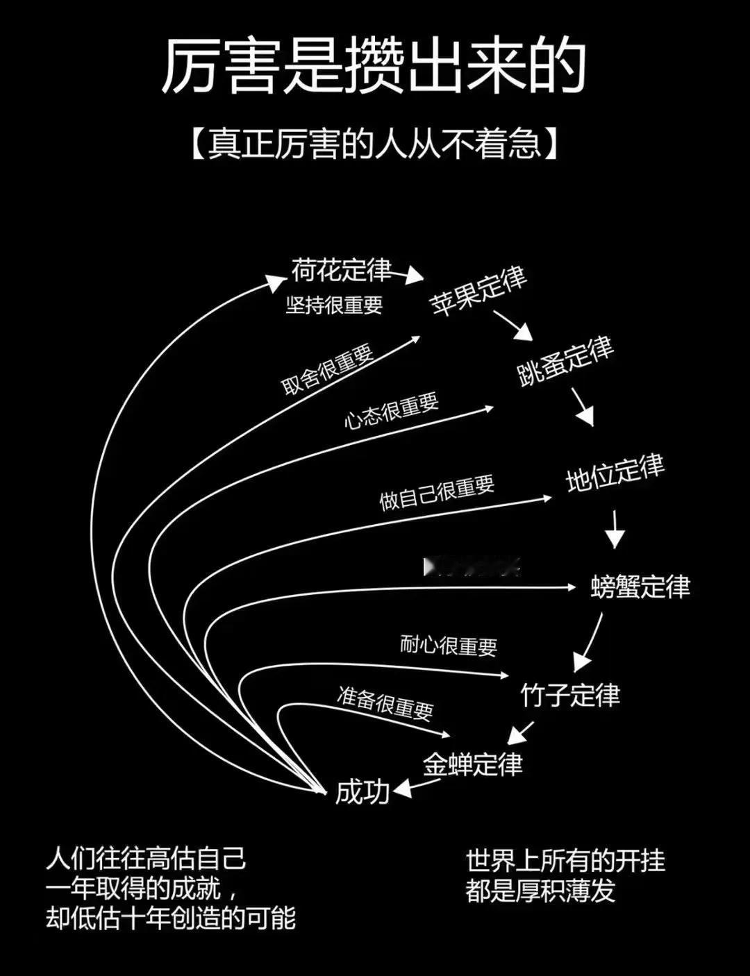 厉害是攒出来的
看看“竹子定律”、“荷花定律”，想想还真是那么回事！