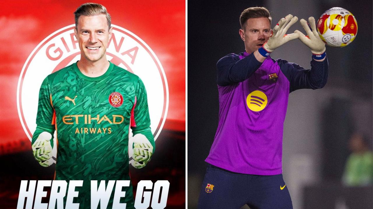 罗马诺确认，巴萨门将特尔施特根租借加盟赫罗纳至本赛季结束。
两家俱乐部就租期方案