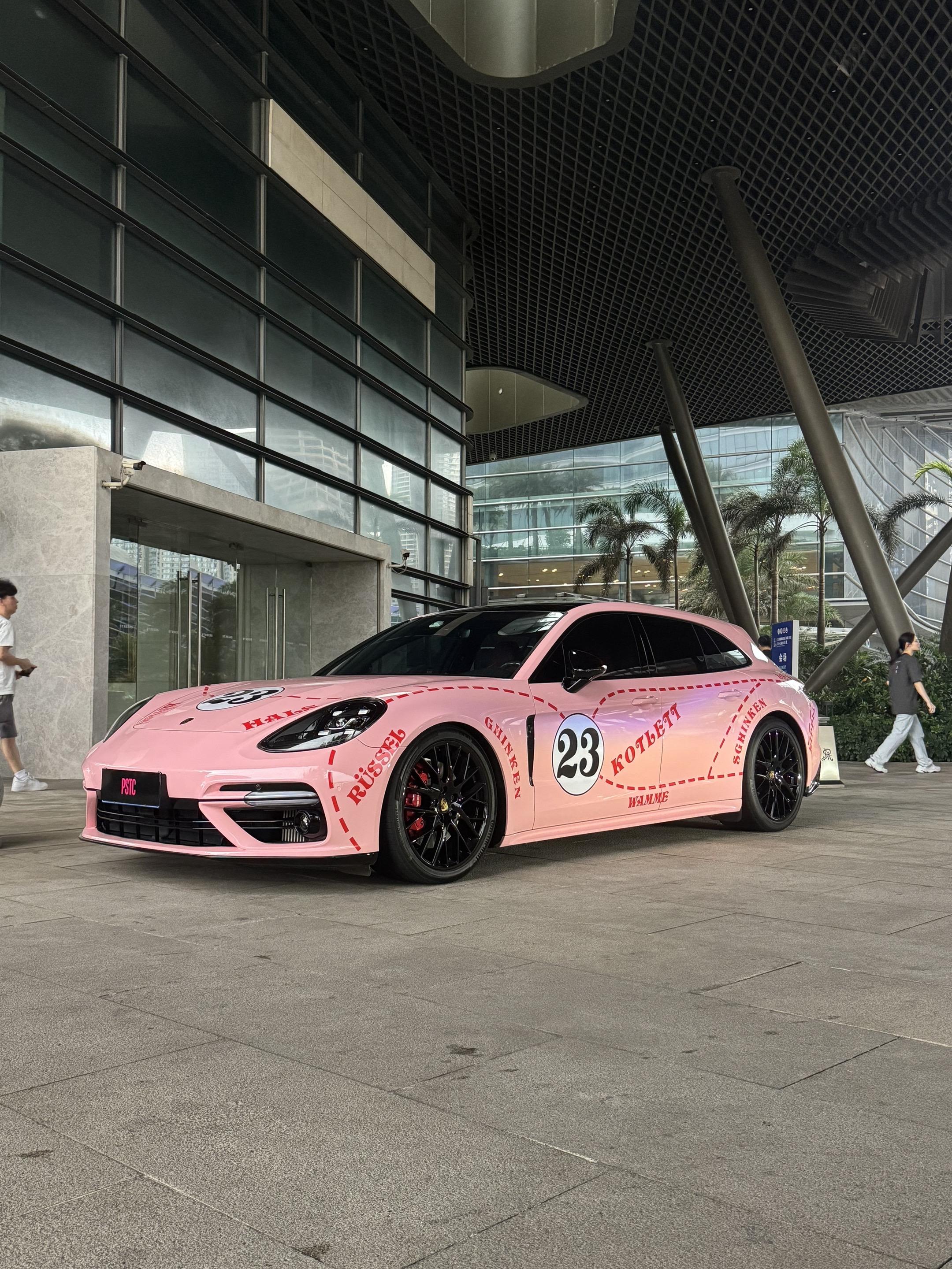 一次性见到这么多的保时捷Panamera sport turismo