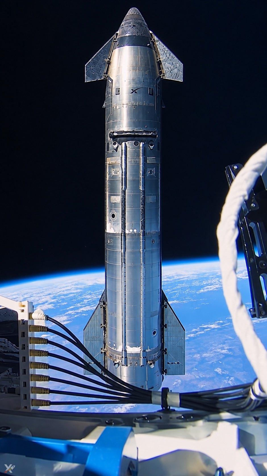 必定载入史册的史诗级太空实拍——Starship首次轨道飞行的发射任务。
这幅实