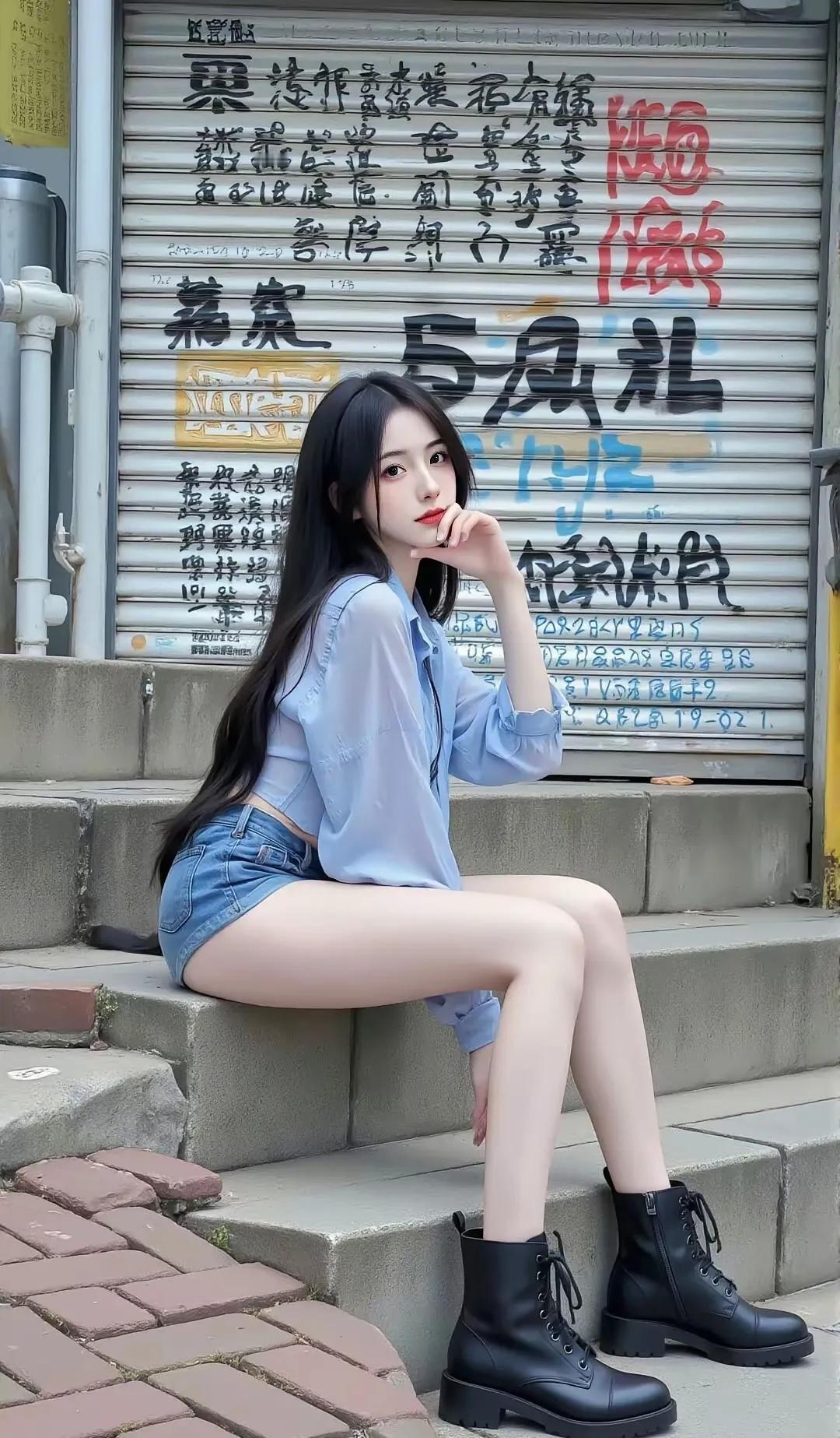 都市街头少女，时尚穿搭指南👗👢街拍美少女穿搭 街头时尚美少女 都市街拍穿搭 