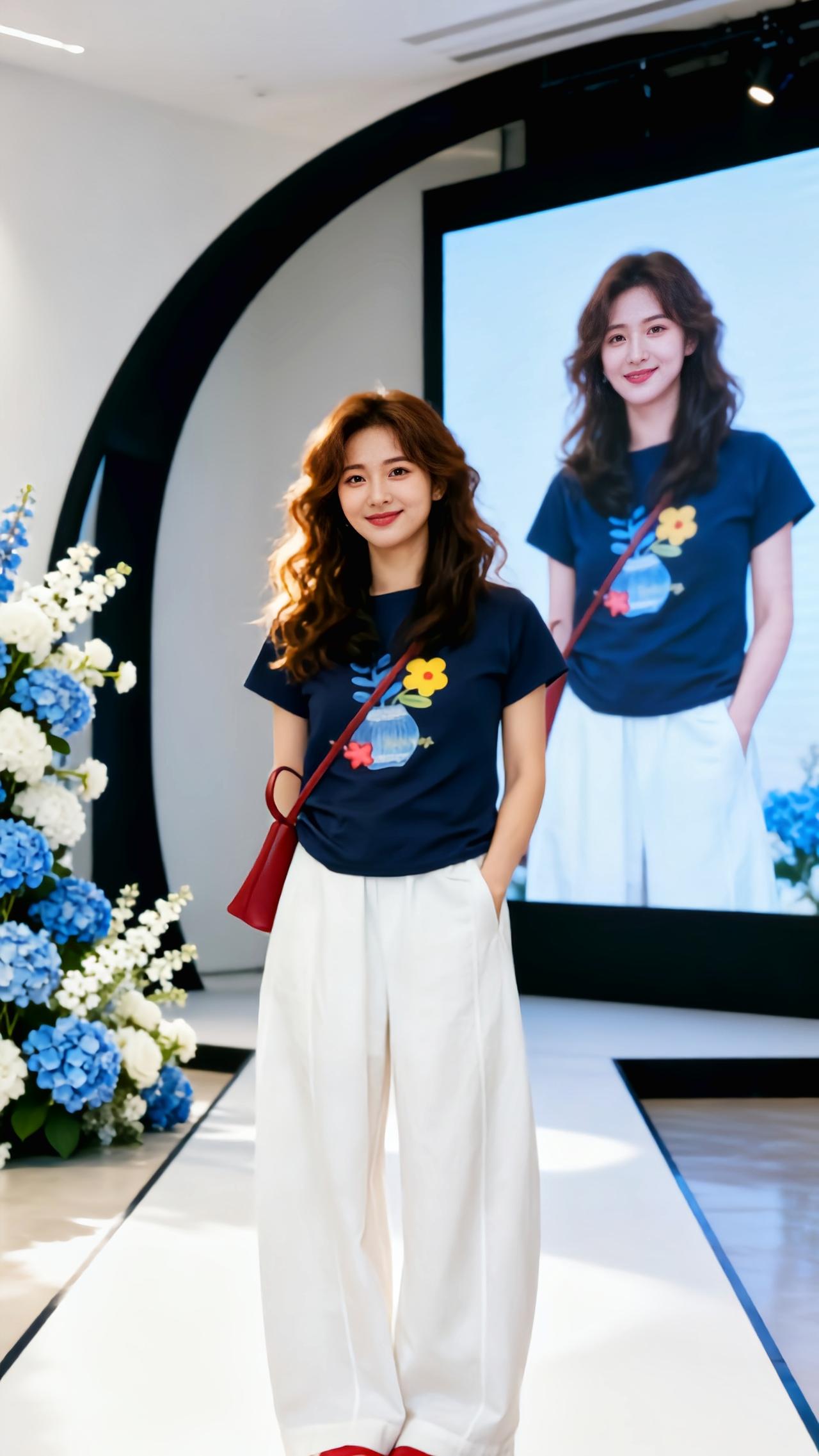 穿搭灵感制造机 穿搭脑洞大爆炸 杂志女孩印花短袖t恤 感染力穿搭 超会穿搭企划
