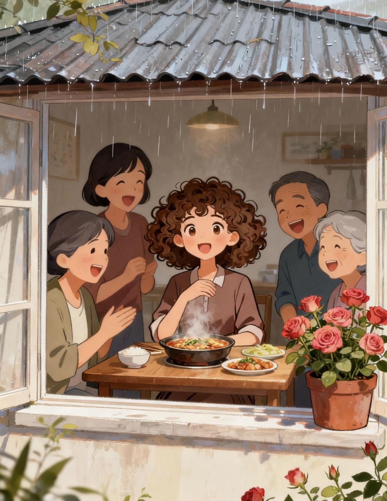 新的一年，
“工作安稳，兜里有余钱，
父母安康，家庭和睦，
便是一生的幸福底色。