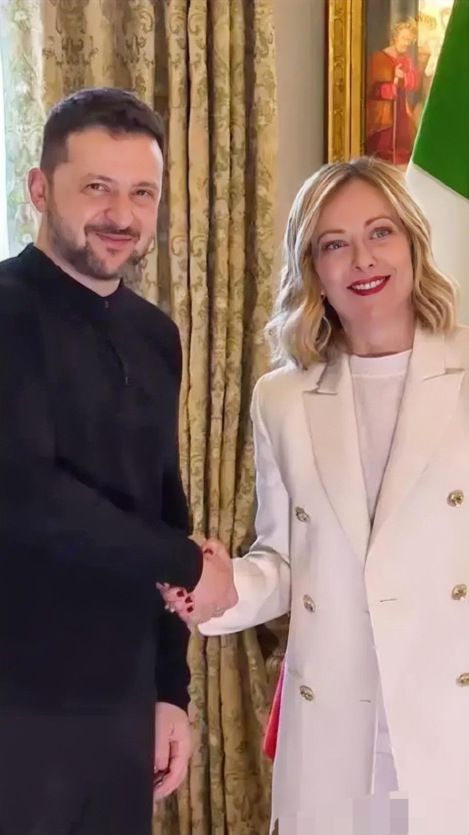 快讯！快讯！据乌克兰媒体报道，乌克兰总统泽连斯基已与意大利总理梅洛尼达成协议，意