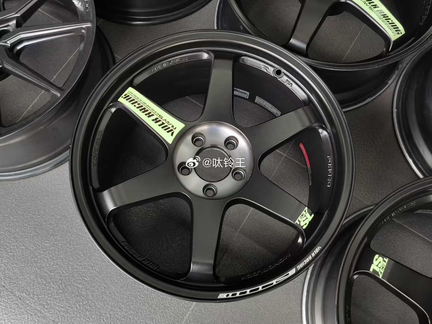 心情件 日本RAYS TE37SL PR锻造19寸 8.5J ET32  9.5