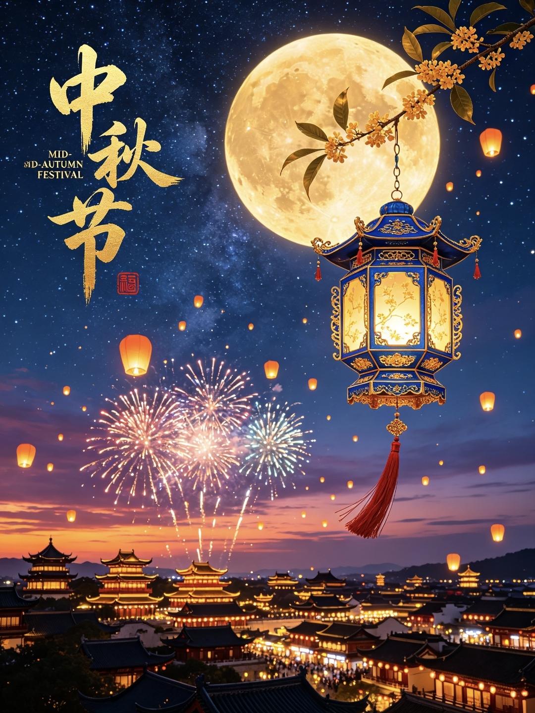 皓月升空，秋风送爽，又是一年中秋至。
中秋朋友圈文案，一轮圆月，承载千年的思念，