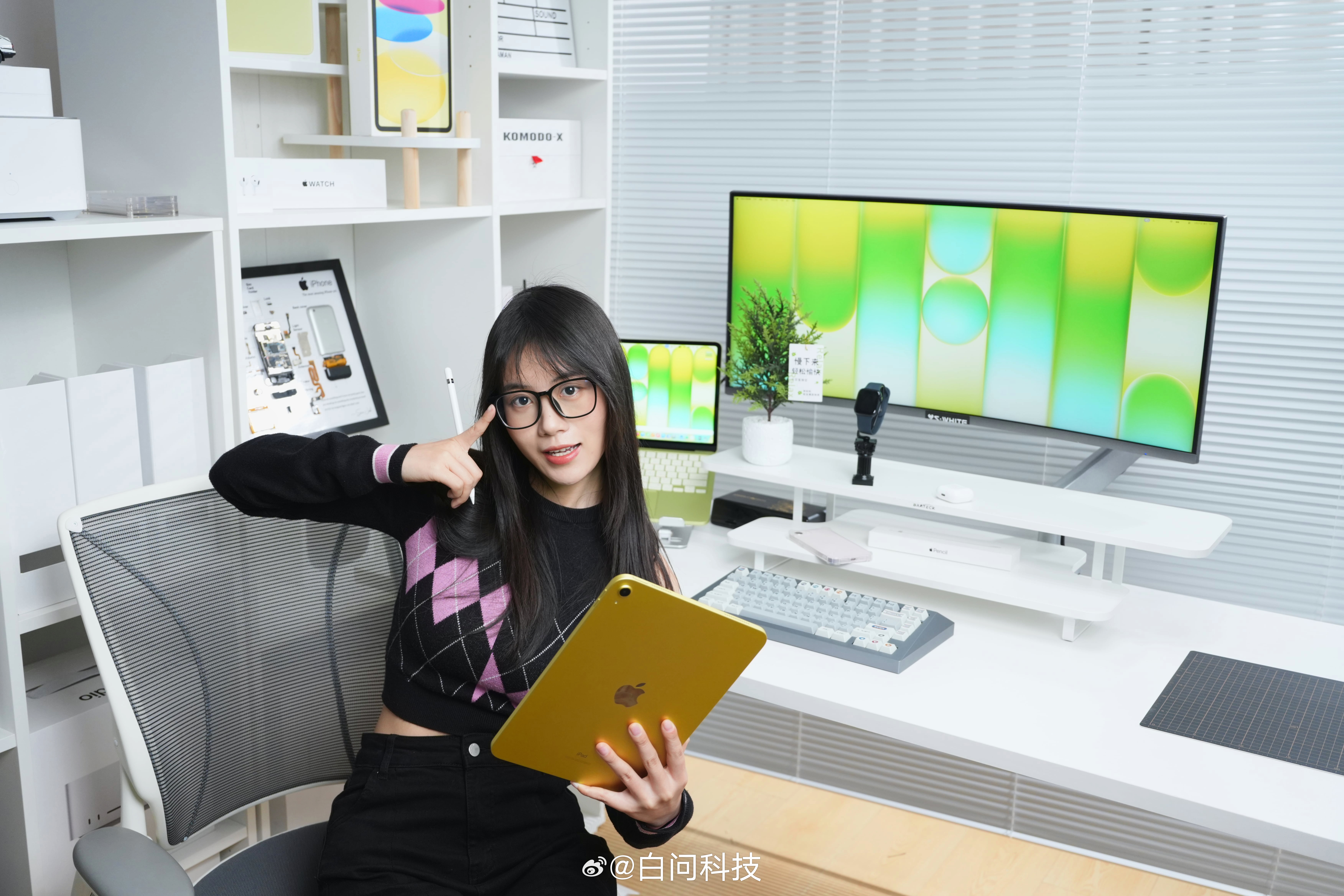 刚录完了苹果最便宜的全家桶体验视频～已进入制作中啦 大家可以期待一波