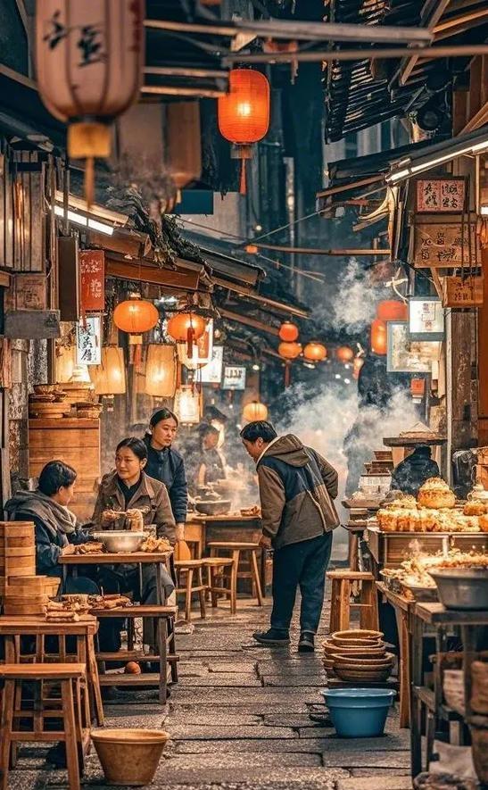 上联：市井炊烟人情在；
下联：？？（小林邀对）