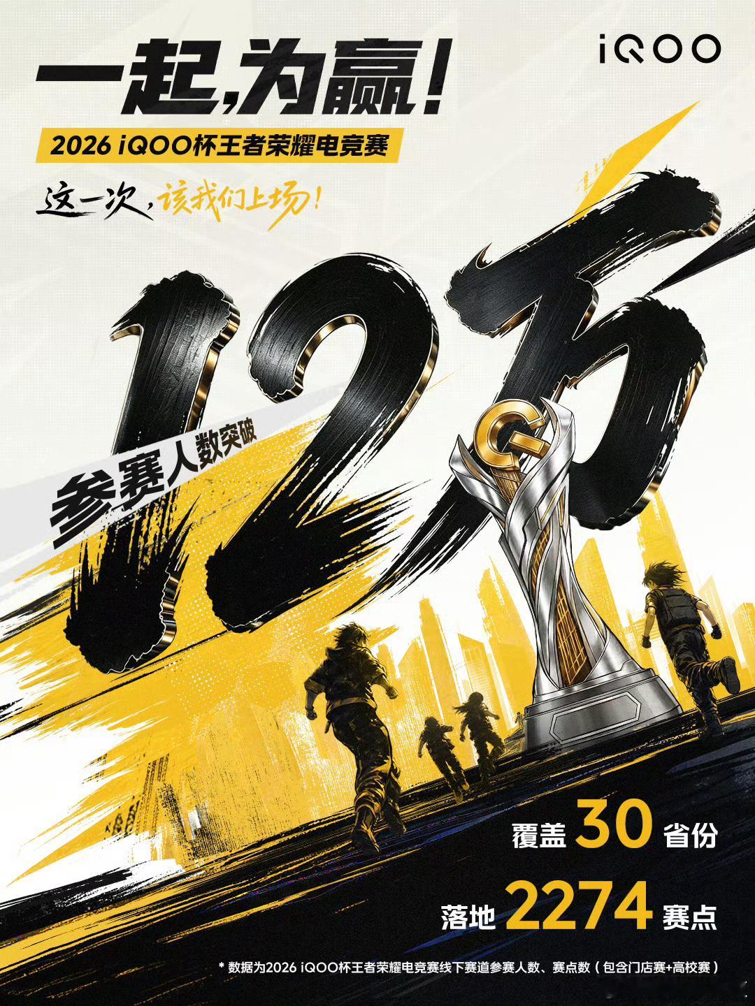 iqooiQOO杯今年比赛的规模真的好大，不光可以看大神们对决，普通玩家也有机会