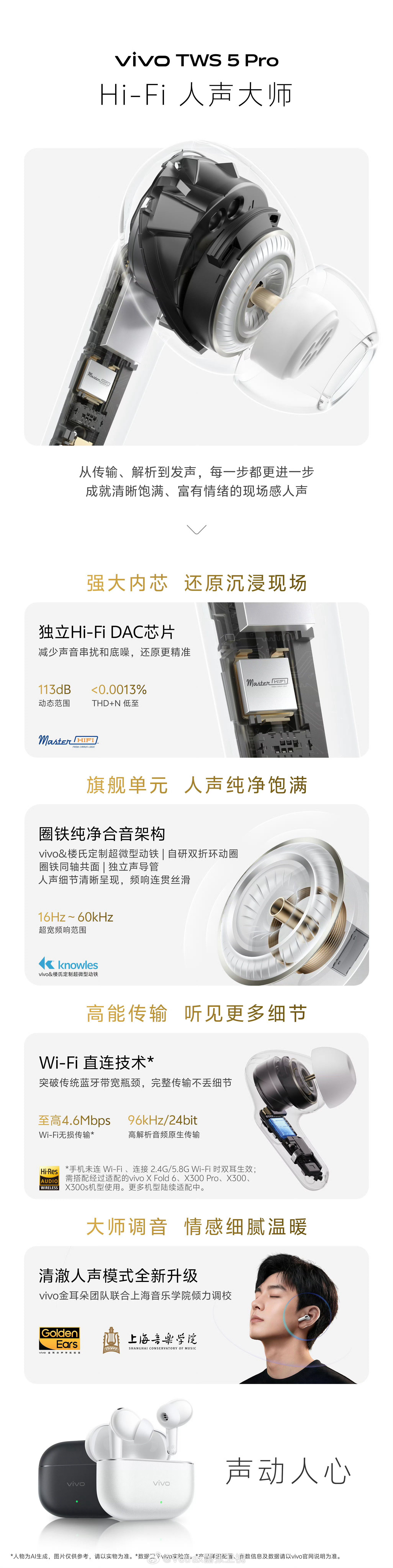 蓝厂的新旗舰真无线 TWS5 Pro 最有意思的部分就是那个 4.6Mbps 高