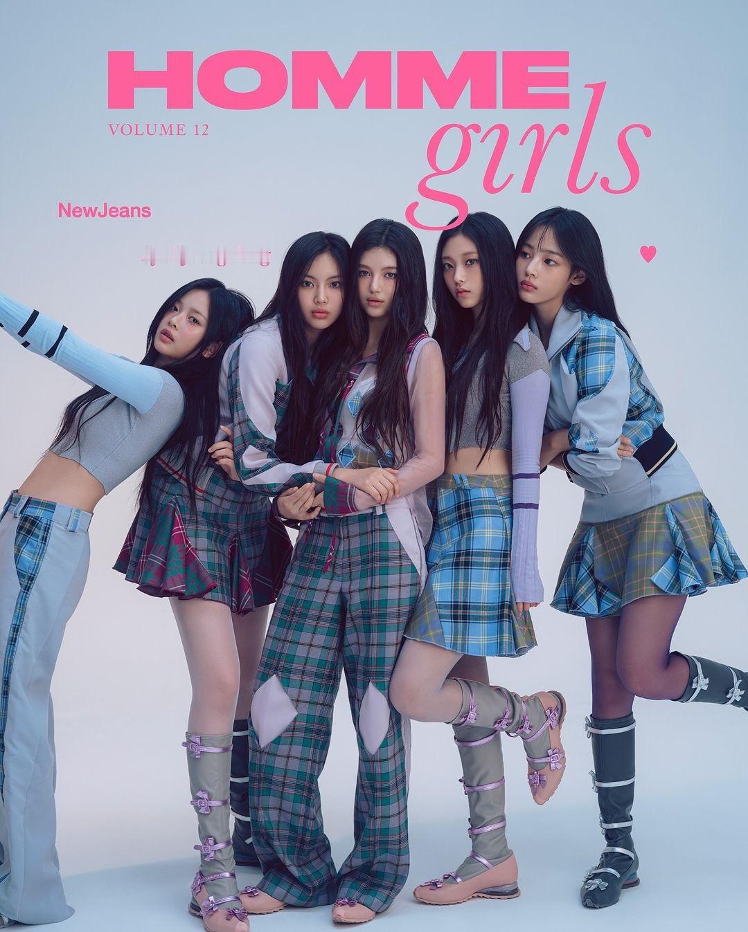 NewJeans HOMME Girls最新封面 ​​​