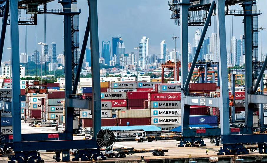 接手长和在巴拿马港口的公司是马士基！丹麦航运公司接管巴拿马港口！

巴拿马海事管